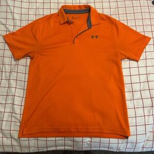 Men’s Under Armor Orange Large Polo